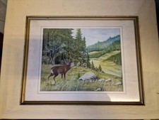 Natur hirsch gemälde gebraucht kaufen  Plauen