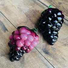 Glass grapes set for sale  Earlville
