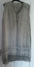 Grey linen tunic for sale  TY CROES