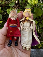Vintage Raro Minúsculo Marcado Tomac Royalty Dolls Queen & Beefeater Feito na Escócia comprar usado  Enviando para Brazil