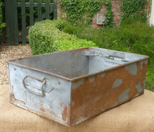 Vintage galvanised metal for sale  BRIDGNORTH