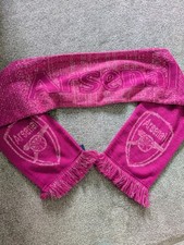 Arsenal scarf pink for sale  KETTERING