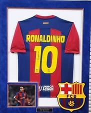 Ronaldinho signed barcelona for sale  Dallas
