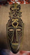 Afrikanische maske holz gebraucht kaufen  Kempen