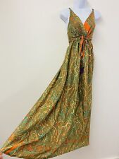 Orange maxi dress for sale  PLYMOUTH