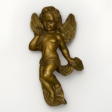 Gold cherub angel for sale  MANCHESTER