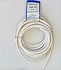 Schlauchleitung weiß kabel gebraucht kaufen  Hamburg
