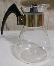 Usado, Chaleira de chá vintage fogão de vidro micro mini chaleira 2 xícaras bule de chá CORNING  comprar usado  Enviando para Brazil