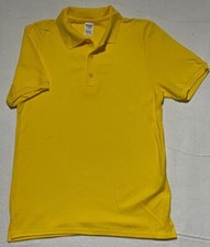 LOTE ATACADO 12 POLO GILDAN PREMIUM ALGODÃO ADULTO TAMANHO S DUPLO PIQUE AMARELO NOVO  comprar usado  Enviando para Brazil