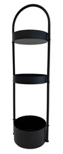 Black metal tier for sale  WELWYN GARDEN CITY