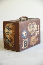 Antique small suitcase for sale  REDRUTH