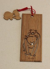 Wooden koala bookmark for sale  BEDFORD