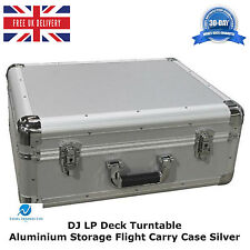 Aluminium silver case for sale  WATFORD