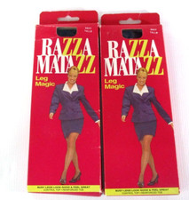 Usado, Meia-calça Razza Matazz Leg Magic 2 pares azul marinho controle superior biqueira reforçada BN comprar usado  Enviando para Brazil