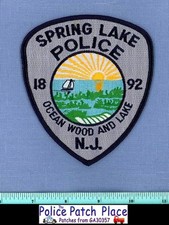 SPRING LAKE NEW JERSEY Adesivo de Ombro Policial OCEAN SAILBOAT LAKE SUNRISE comprar usado SPRING LAKE NEW JERSEY Adesivo de Ombro Policial OCEAN SAILBOAT LAKE SUNRISE comprar usado  Enviando para Brazil