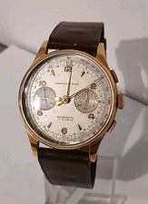 Vintage chronograph suisse for sale  SOUTHALL