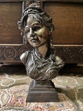 Art nouveau bronzed for sale  WELLING