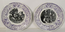 Lot anciennes assiettes d'occasion  France