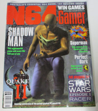 Revista Gamer N64, Edição 18 de agosto de 1999, Shadow Man, Superman, Quake, Star Wars comprar usado  Enviando para Brazil