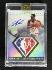 2021-22 Panini Eminence Dominique Wilkins 75º Aniversário Diamante Auto /10 comprar usado  Enviando para Brazil