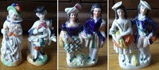 Antique staffordshire couple for sale  IPSWICH