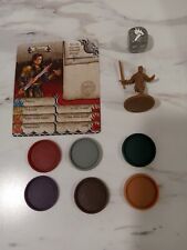 Zombicide Black Plague Gaming Night #1 Bruce con bases de contador y troquel de hierro segunda mano  Embacar hacia Mexico
