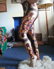 Leggings Black Madonna Mary Christian Religious Iconography tamanho UK 10-14 comprar usado  Enviando para Brazil