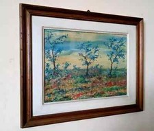 Dipinto olio tavola usato  Campi Bisenzio