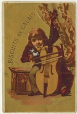 Ancien chromo violoncelliste d'occasion  Dijon