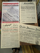 Zeitungszeugen zeitungen ns gebraucht kaufen  Landau