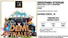 Billet demi finale d'occasion  Cruseilles