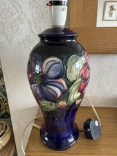 Moorcroft anemone lamp for sale  SHEFFIELD
