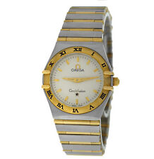 Omega Constellation 795.1202 barra completa ouro amarelo 18k aço 25 mm quartzo feminino comprar usado  Enviando para Brazil