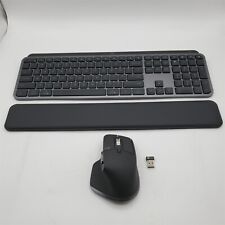 Logitech MX Keys S Combo - Teclado y mouse inalámbricos de rendimiento con reposamanos segunda mano  Embacar hacia Mexico