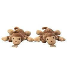 Par de 2 suportes de chupeta de pelúcia Philips Avent Monkey Soothie Snuggle 2018 comprar usado  Enviando para Brazil