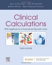 Clinical Calculations: With Applications - Paperback, by Kee MS RN - Very Good, usado comprar usado  Enviando para Brazil