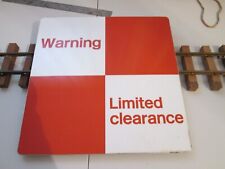 Railtrack warning sign for sale  SALISBURY