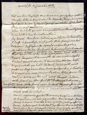 Lot letters from d'occasion  Expédié en Belgium