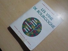 Livre vins bourgogne d'occasion  Courville-sur-Eure