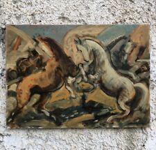Quadro vintage cavalli usato  Calvizzano