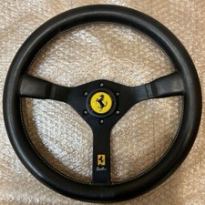 Botão de couro MOMO Cavallino Steering Cavallino Prancing Horse Horn Fe #PC61WP, usado comprar usado  Enviando para Brazil