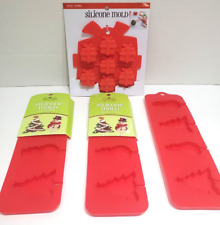 Lote de 4 sabonetes Nicole's Kitchen Holiday moldes de silicone manteiga doce biscoitos comprar usado  Enviando para Brazil
