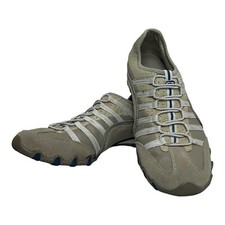 Usado, Sapato de caminhada Skechers 21552 feminino couro camurça cinza elástico tamanho 8 comprar usado  Enviando para Brazil