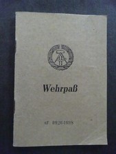 Ausweis wehrpass 1964 gebraucht kaufen  Langenenslingen