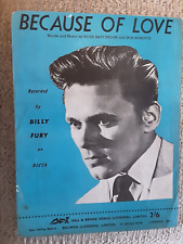 Sheet music billy for sale  BRIDGNORTH