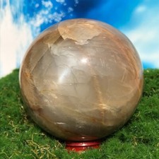 Esfera de cristal bola de quartzo pedra natural luar 598G amostra mineral comprar usado  Enviando para Brazil