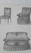 Chaise fauteuil garniture d'occasion  Champigny-sur-Marne
