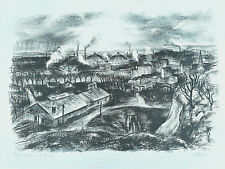 Lithographie originale plaine d'occasion  Vézelay