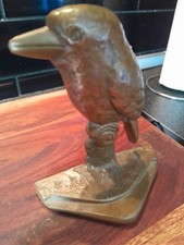 Batente de porta antigo de latão Kookaburra Boomerang década de 1920, usado comprar usado  Enviando para Brazil