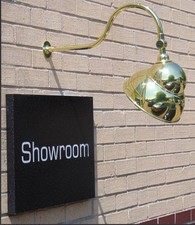 Brass sign lights for sale  LONDON